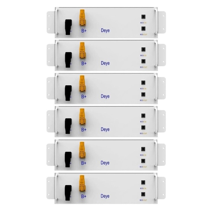 Блок акумуляторів Deye BOS-G-PRO-Pack5.1-61.44kWh 614V 100Ah LiFePO4 (HV, високовольтний модуль)