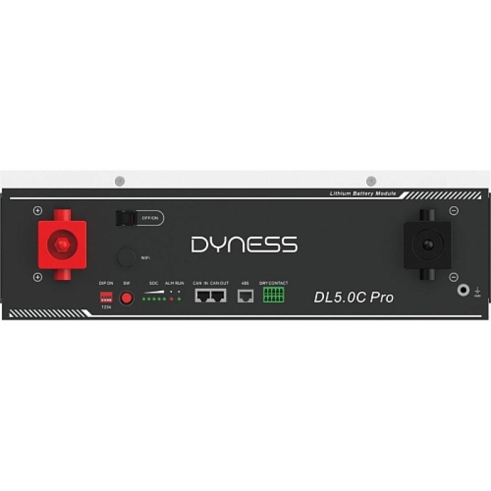 Акумулятор DYNESS 51.2V 100Ah, DL5.0C Pro 5.12kWh LiFePo4 (літій-залізо-фосфатний)