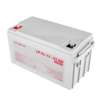 Акумулятор гелевий 12V - 65 Ah LogicPower LP-GL Silver