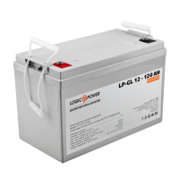 Акумулятор гелевий 12V - 120 Ah LogicPower LP-GL Silver