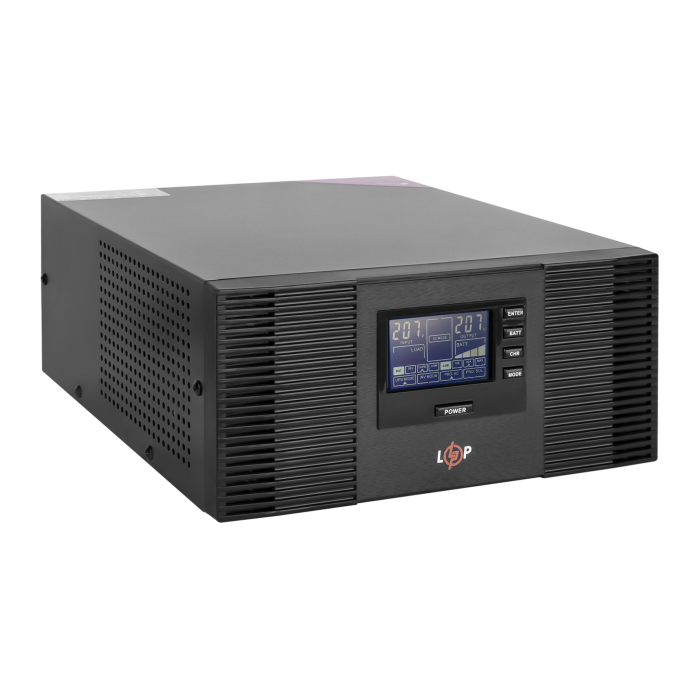 Інвертор LogicPower 12В, 1050 Вт LPM-PSW-1500VA ДБЖ з правильною синусоїдою