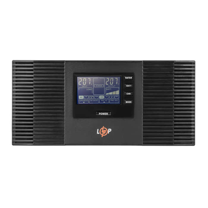 Інвертор LogicPower 12В, 1050 Вт LPM-PSW-1500VA ДБЖ з правильною синусоїдою