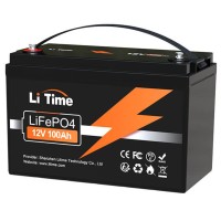 Акумулятор LiTime LiFePO4 12V/100AH (1280W*h) (літій-залізо-фосфатний акумулятор для ДБЖ (UPS))