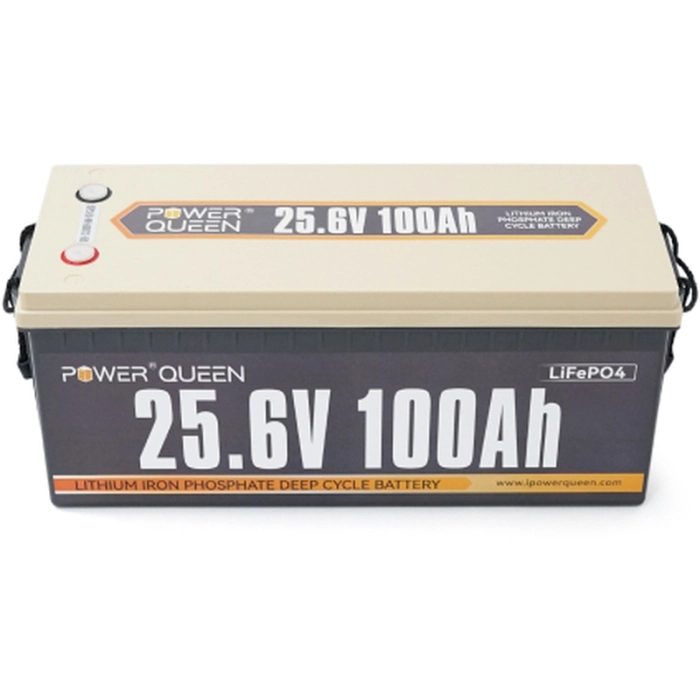 Акумулятор Power Queen LiFePO4 25,6V/100AH (2560W*h), (літій-залізо-фосфатний акумулятор для ДБЖ (UPS))