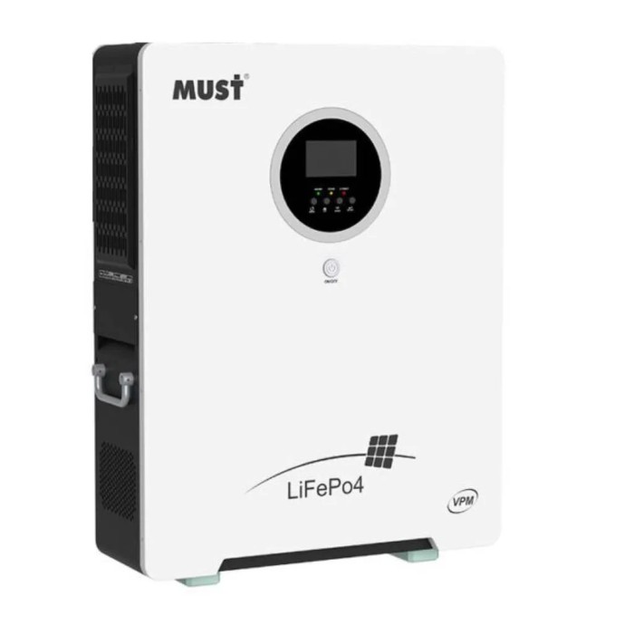 Резервне живлення MUST 5,5кВт НВР19-5548 VPM LiFePО4 MPPT, 5500Вт, 51,2 В, 5120 Вт/год (система зберігання енергії, безперебійник, UPS, ДБЖ)