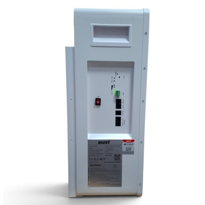 Акумулятор MUST LP16-48100R LiFePO4 51,2V 100Ah 5,12 кВт·год, 100A