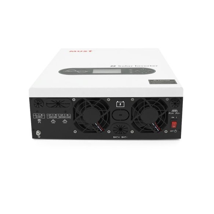 Гібридний інвертор MUST PV18-3624ECO, 3600W, 24V, струм заряду 60A