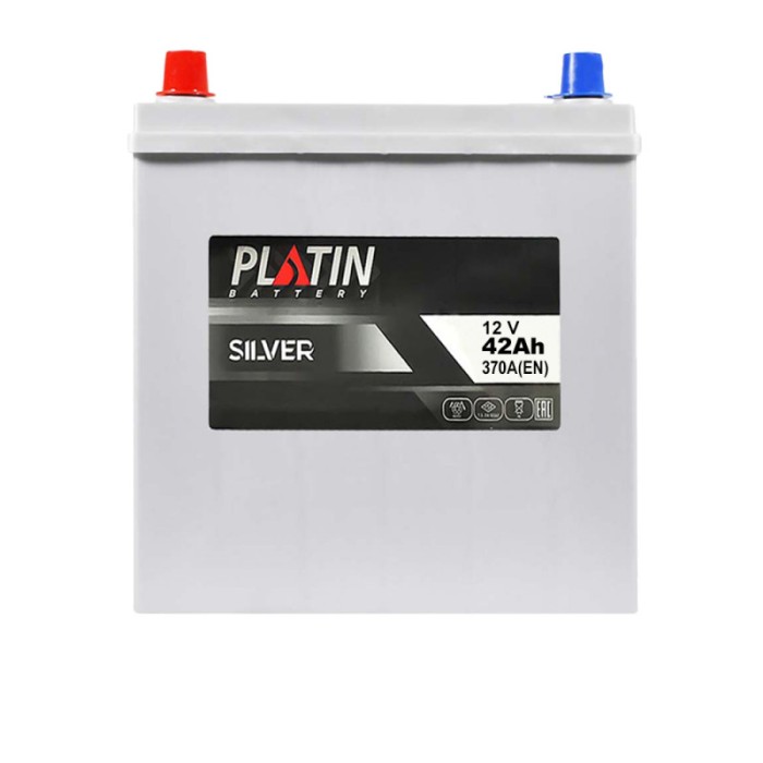 Автомобільний акумулятор PLATIN Silver Asia 42Ah 370A L+ (лівий +) SMF