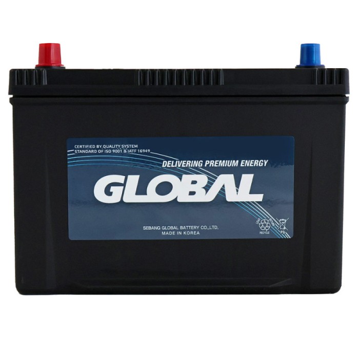 Автомобільний акумулятор GLOBAL Asia SMF 95Ah, 800A, L+ (SMF 120D31R) (D31), н.к.