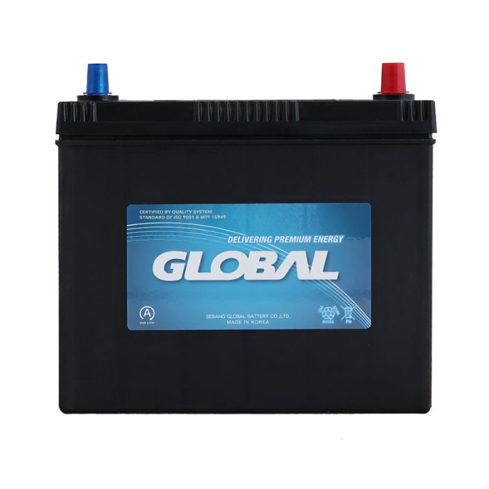 Автомобільний акумулятор GLOBAL Asia EFB 55Ah, 460A, R+ (EFB N55L) (Корея ROCKET)