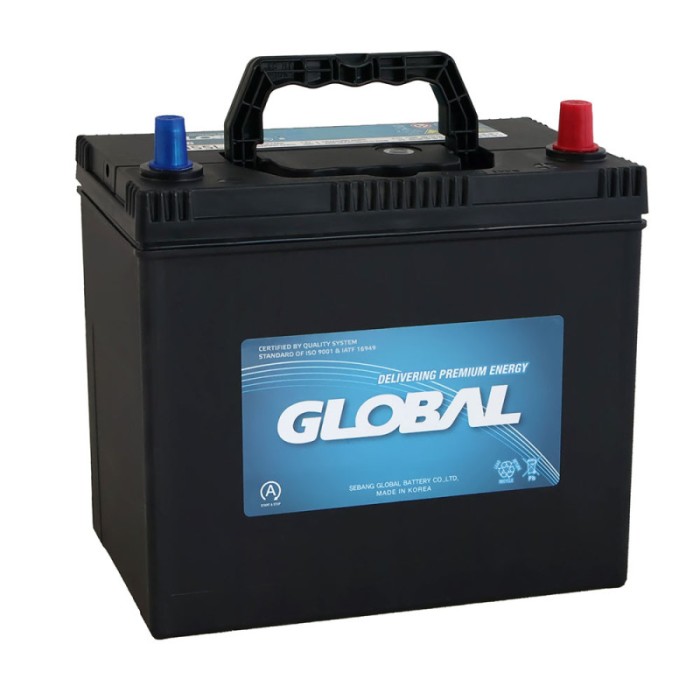 Автомобільний акумулятор GLOBAL Asia EFB 55Ah, 460A, R+ (EFB N55L) (Корея ROCKET)