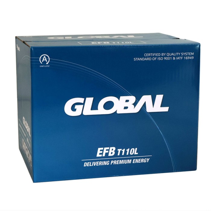 Автомобільний акумулятор GLOBAL Asia EFB 95Ah, 760A, R+ (EFB T110L) (Корея ROCKET)