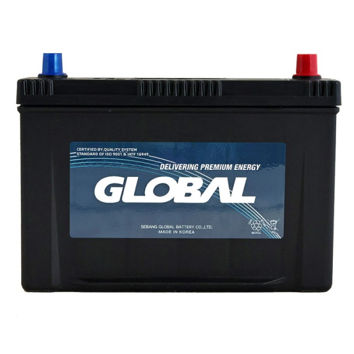 Автомобільний акумулятор GLOBAL Asia SMF 100Ah, 850A, R+ (SMF 130D31L) (D31), н.к. (Корея ROCKET)