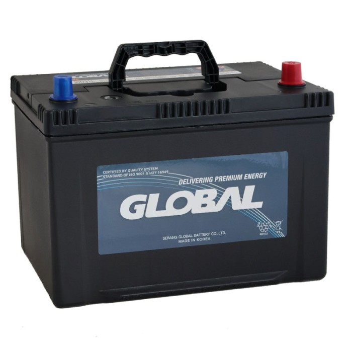 Автомобільний акумулятор GLOBAL Asia SMF 100Ah, 850A, R+ (SMF 130D31L) (D31), н.к. (Корея ROCKET)