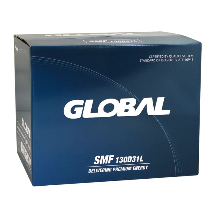 Автомобільний акумулятор GLOBAL Asia SMF 100Ah, 850A, R+ (SMF 130D31L) (D31), н.к. (Корея ROCKET)