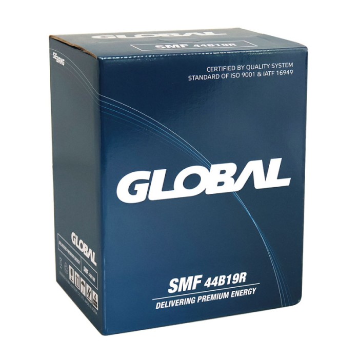 Автомобільний акумулятор GLOBAL Asia 42Ah, 360A, L+ (SMF 44B19R) (B19) т.к., н.к. (Корея ROCKET)