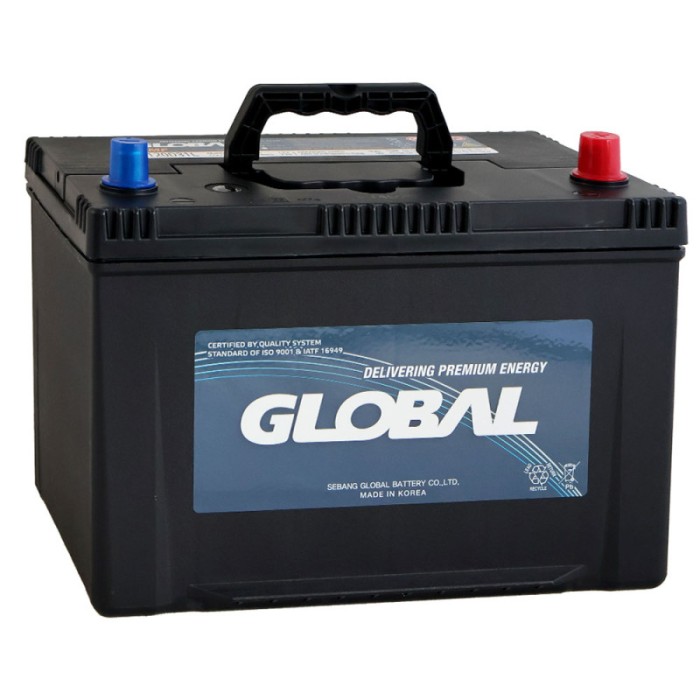 Автомобільний акумулятор GLOBAL Asia 95Ah, 790A, R+ (SMF 120D31L) (D31), н.к. (Корея ROCKET)