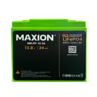 Літієві акумулятори MAXION LiFePO4 MXLFP-12-24 (12V; 24Ah)