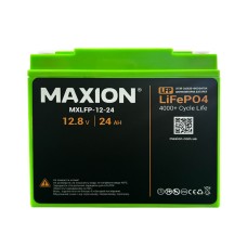 Літієві акумулятори MAXION LiFePO4 MXLFP-12-24 (12V; 24Ah)