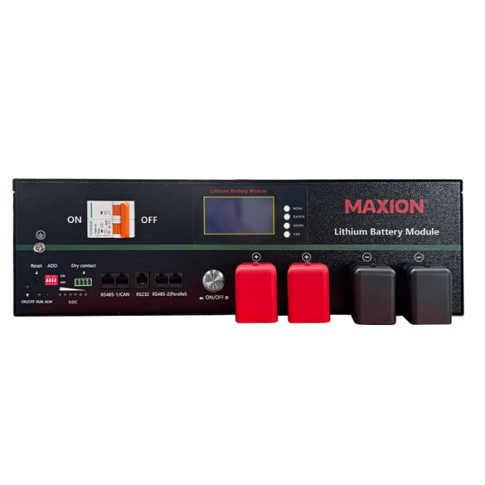 Літієві акумулятори MAXION LiFePO4 MXLFP-BMR48-100 (48V; 100Ah)
