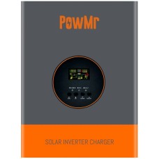 Гібридний інвертор Powmr POW-RELAB-10KE NEW 2024, 48 В, 10000 Вт (низькочастотний інвертор, безперебійник, UPS, ДБЖ)