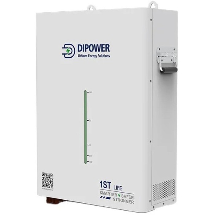 Акумулятор Dipower Wall Mounted with LED, 48V/150AH, 7200W*h (CATL NMC, 13S1P, літій-іонний акумулятор для ДБЖ (UPS))