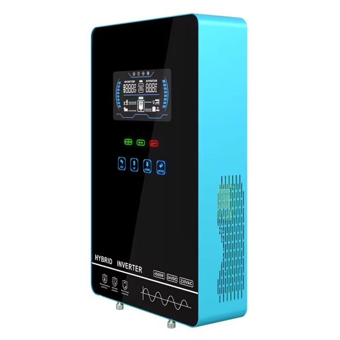 Гібридний інвертор Powmr POW-HVM6.5K-48V NEW 2024, 48 В, 6500 Вт (безперебійник, UPS, ДБЖ)