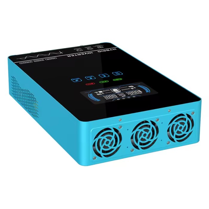 Гібридний інвертор Powmr POW-HVM6.5K-48V NEW 2024, 48 В, 6500 Вт (безперебійник, UPS, ДБЖ)