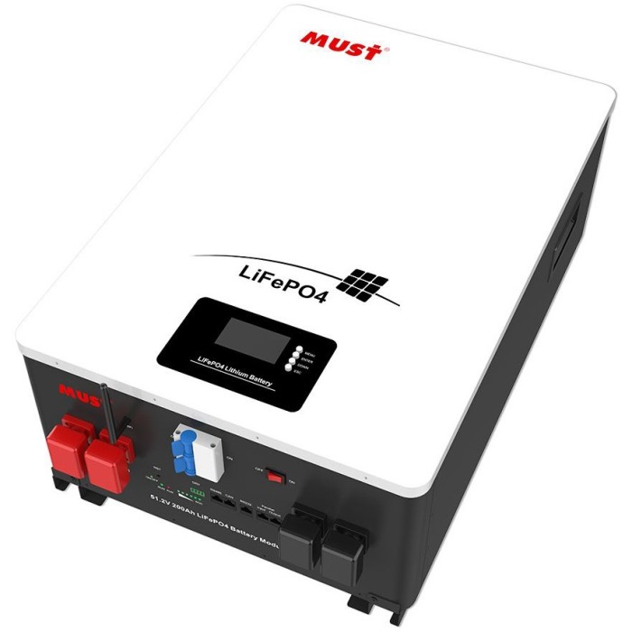 Акумулятор Must LP16-48100, LiFePO4, 51.2V 100AH, 100A (5120 W*h) (W-iFi Smart BMS, літій-залізо-фосфатний акумулятор для ДБЖ (UPS))