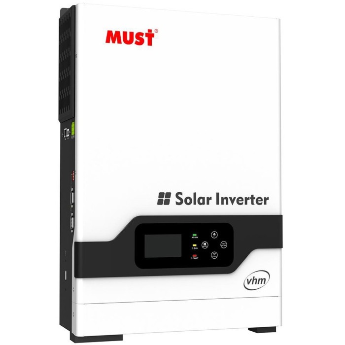 Комплект резервного автономного живлення ДБЖ/UPS Must PV18-5048VHM, 48 В, 80 А, 5000 Вт + Акумулятор Enerlution LFPWall-5000 LiFePO4, 51,2 V 5220 W*h, літій-залізо-фосфатний аку
