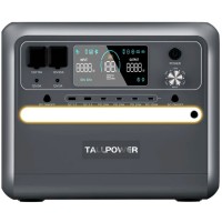 Зарядна станція TALLPOWER V2400, 2400 Вт, 2160 Вт*год (електростанція для дому, UPS, ДБЖ), сірий