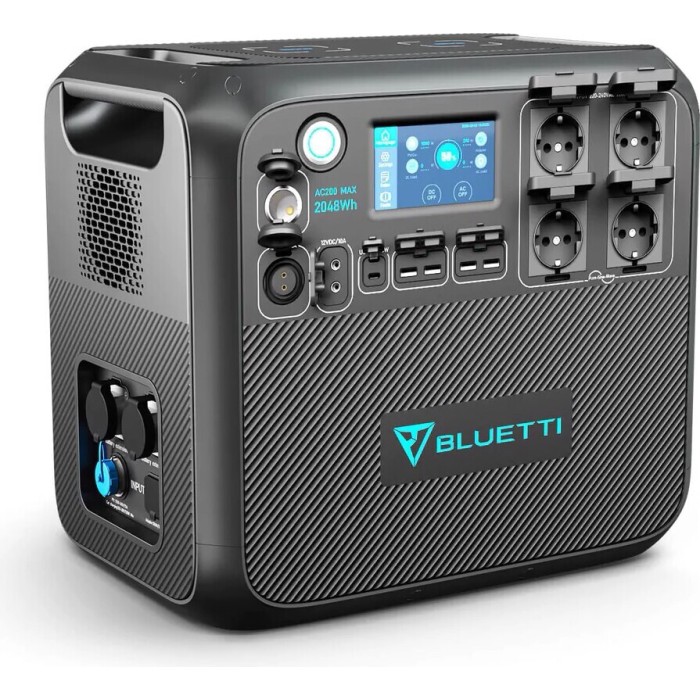 Зарядна станція Bluetti AC200MAX, 2200 Вт, 2048 Вт/год (електростанція для дому) EU