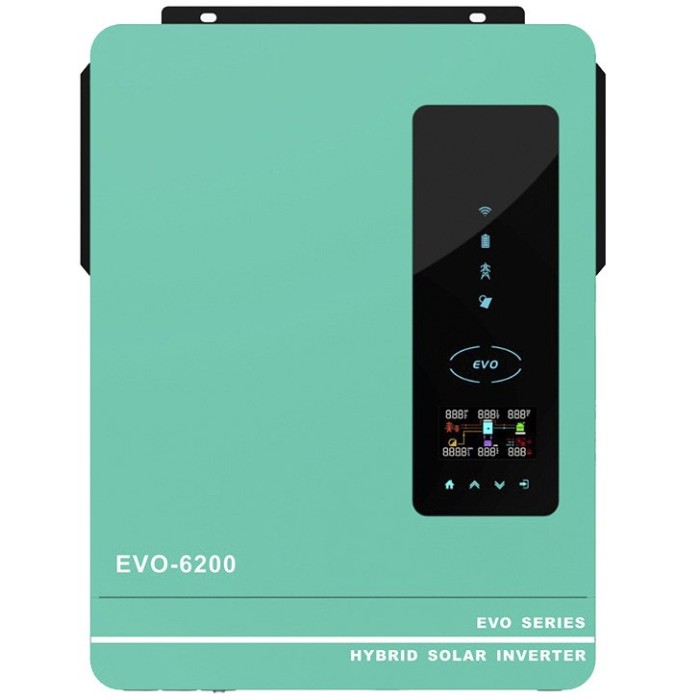 Гібридний інвертор Anern AN-SCI-EVO-6200, 48 В, 6200 Вт (безперебійник, UPS, ДБЖ)
