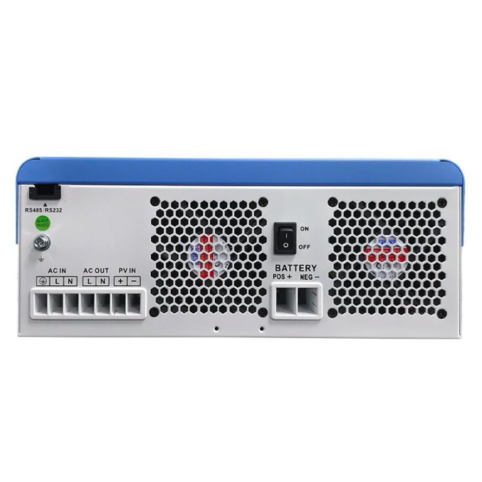 Гібридний інвертор Anenji ANJ-6200-48V-NO-WIFI, 48 В, 6200 Вт (безперебійник, UPS, ДБЖ)