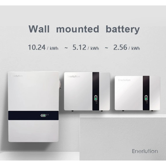 Комплект резервного автономного живлення ДБЖ/UPS Must PV18-5048VHM, 48 В, 80 А, 5000 Вт + Акумулятор Enerlution LFPWall-5000 LiFePO4, 51,2 V 5220 W*h, літій-залізо-фосфатний аку