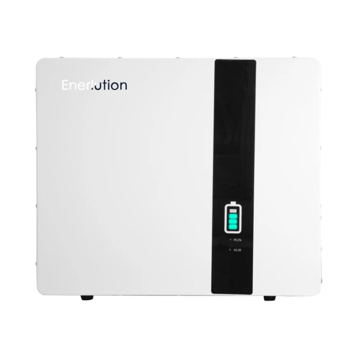 Комплект резервного автономного живлення ДБЖ/UPS Must PV18-5048VHM, 48 В, 80 А, 5000 Вт + Акумулятор Enerlution LFPWall-5000 LiFePO4, 51,2 V 5220 W*h, літій-залізо-фосфатний аку