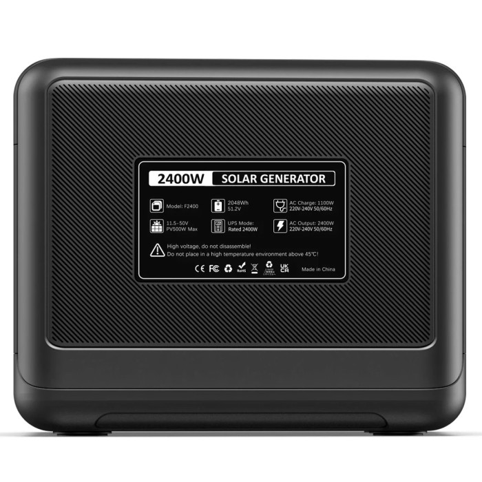 Зарядна станція Fossibot F2400, 2400 Вт, 2048 Вт*год (електростанція для дому, UPS, ДБЖ)