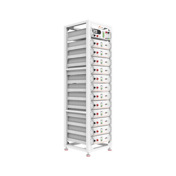 Стандартна стійка 19 дюймів LUX-Y-48100HR13G01 Can support up to 12PCS batteries and 1PCS BMS