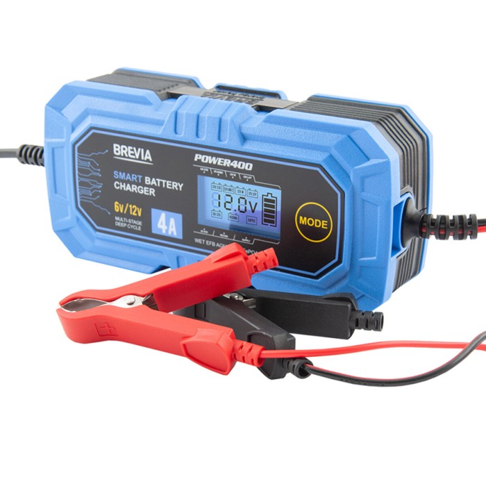 Зарядний пристрій АКБ Brevia Power 400 6V/12V, 4A