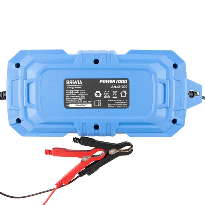 Зарядний пристрій АКБ Brevia Power 1000 6V/12V 10A