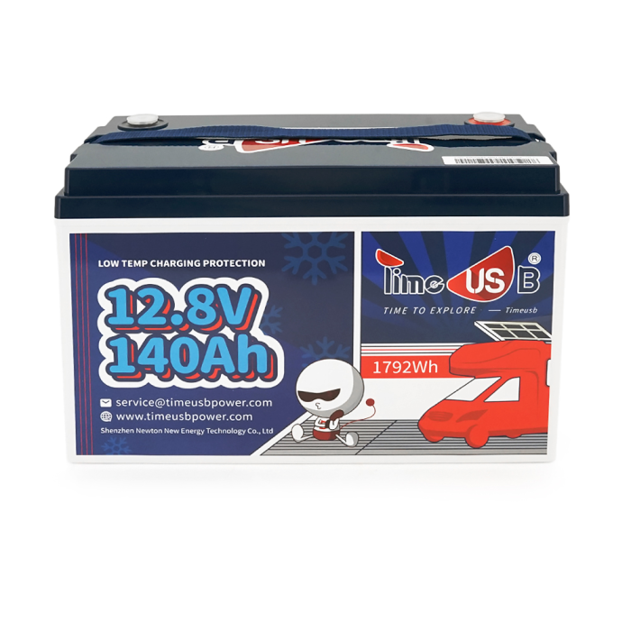 Акумуляторна батарея LiFePO4 Timeusb 12.8V 140Ah, 1792Wh, BMS 50A, 330*172*216мм